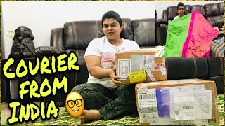 Courier from India to Australia ||అత్తయ్య ఏం పంపించారు??!🧐|| what I got from India in Lockdown ||S3