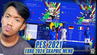 PES 2021 NEW EURO 2024 GRAPHIC MENU EDITION by PESNEWUPDATE - PES 2021 PC GAMEPLAY