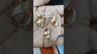 18karat gold earrings and pendant set.3.0grams, available for next day delivery.