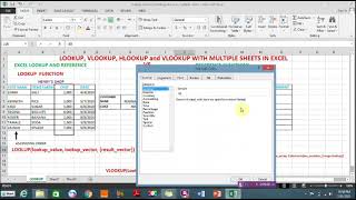 How to use Lookup, VLookup, HLookup, and VLookup on multiple sheets in MS Excel