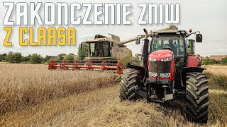 🔥ZAKOŃCZENIE ŻNIW Z CLAAS'Ą🔥GR KAŹMIERCZAK🔥2XCLAAS🔥KLIMATYCZNE ŻNIWA PSZENŻYTA🔥