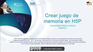 Crear juego de memoria en H5P 2024