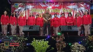 Grup Paduan Suara Kelurahan Gombong perform di Pentas Seni HUT RI ke 79 kelurahan gombong 24-8-24