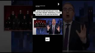 John Oliver on The horrors Project 2025 Will Bring  #vote #shorts #politics #joebiden #johnoliver