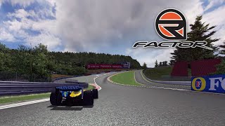 F1 2003 in rFactor - Onboard | SPA Francorchamps (2005 layout) with X360 Controller