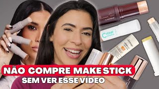 TOP 3 PRODUTOS DE MAQUIAGEM EM STICK PARA VOCÊ TESTAR - Melhor que Boca Rosa? | Make com Lari