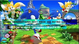 Sonic Generations 2011 Xbox 360 - Retro Gameplay by Regan - Retro Gaming - Xbox 360 Gaming