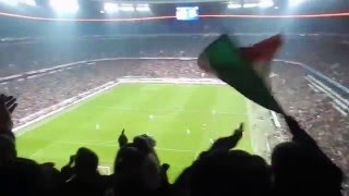 16/03/2016 Bayern Munich - Juventus 4-2 SETTORE OSPITI SONO UN ULTRAS BIANCONERO