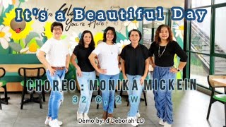 it's a Beautiful Day - Line Dance/ Choreo: Monika Mickein/ Beginner/ August 2023