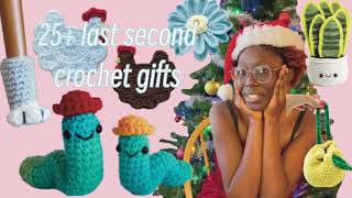 25+ Easy Fast Free Last Sec Crochet Gift Ideas: A Procrastinator's Gift Guide (Beginner Friendly)