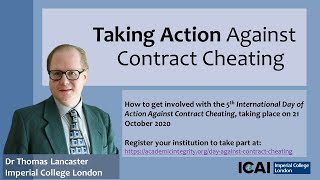 Taking Action Against Contract Cheating