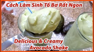 Secrets in making delicious avocado shake | Cách Làm Sinh Tố Bơ Rất Ngon - 293