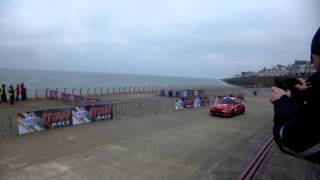 Nigel Feeney in a Subaru Impreza B13 , Blackpool Promenade 2015