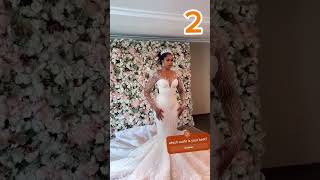 Sharon Ooja Nwoke white wedding outfits 😍😍 #love #carzyaboutus24 #wedding