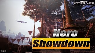 Starwars Battlefront 2 gameplay (HERO SHOWDOWN)