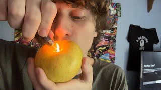 how to smoke out of any apple