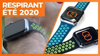 Présentation des bracelets sport respirant Apple Watch - Band-Band collection printemps/été 2020