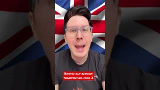 British dude reviews thanksgiving food PART 2 #shorts