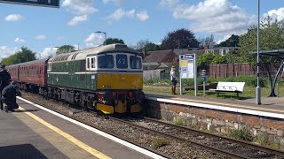 33012 on the  May the Fourth be With You rail tour at Pinhoe 4/5/24