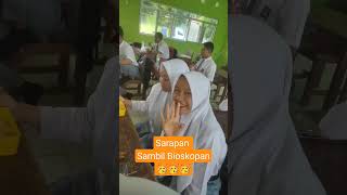 sarapan sambilan nonton gaslah #shorts #sarapan #sekolah