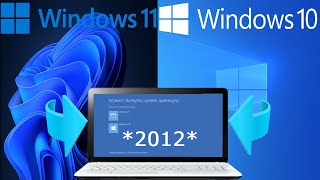 Windows 11 + 10 - Dual Boot na Laptopie SONY VAIO z 2012