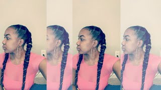 "I CAN'T BRAID" FAUX FRENCH BRAID