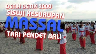 VIDEO: Detik detik 2000 siswi kesurupan tari Pendet Bali || HUT MANGUPURA