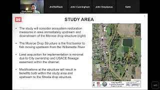 Monroe drop structure public info session