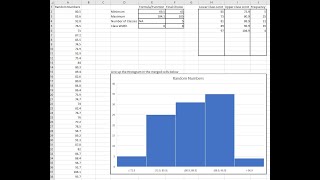 Frequency Table and Histogram in Excel