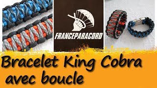 Tutoriel de tressage : Bracelet King Cobra avec boucle de 20 mm.