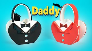 🍫FATHER'S DAY candy holder with EVA 👔 Easy, quick souvenir without spending a lot | DIY| How to make