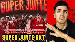 REACCIÓN A // SUPER JUNTE RKT - CALLEJERO FINO, LGANTE, LOLO OG, SALAS, ALEJO ISAAK & ETC