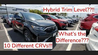 2021 Honda CRV Trim Level Comparison