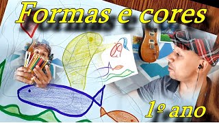 Arte para alunos de 1º ano - Formas e cores