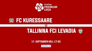 FC KURESSAARE - TALLINNA FCI LEVADIA, A. LE COQ PREMIUM LIIGA 28. voor