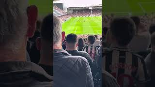 Newcastle United fans at Fulham