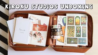 Kiroku Studio - vintage style stationery unboxing