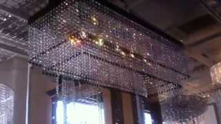 Made to measure, custom Made Crystal custom chandelier by first class lighting ltd