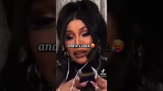 Cardib Funny Interview "its stuck 🤣🤣"