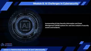 AI Challenges in Cybersecurity Module 8 lesson 2