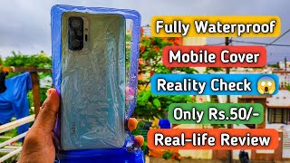 Waterproof 👌 Universal Mobile Cover For All Model | Real Life Review | Under Water 💦 Test |