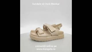 Sandale Menbur Nude Casual de Vară