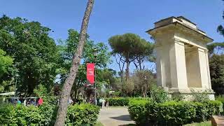 ROME IRL ITALY Sunday walk in Villa Borghese • !discord !socials • 22052022 2