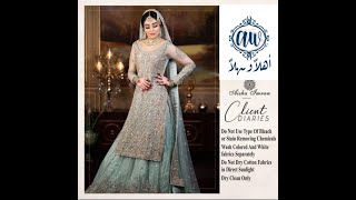 Aisha Imran Bridal Collection | Zari, Stone Handwork | Net Fabric | Umaimas Collection | #Shorts