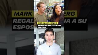 Mark Zuckerberg mandó construir una estatua de su esposa en su jardín como regalo!