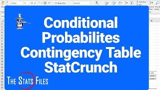 3.6.60M Conditional Probabilities using StatCrunch Contingency Table