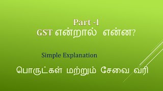 GST Related Information in Tamil@taxrelatedall7965 Goods and Service Tax Basic Information