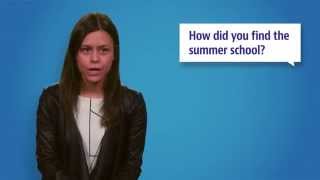 How did you find the graduate entry summer school?