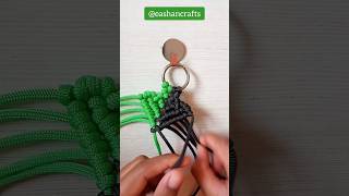 DIY Macrame Keychain | Chaveiro Macrame  #shorts #youtubeshorts #diy #shortvideo