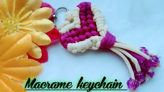 Macrame heart keyring 💓|| Macramè keychain ||Diy